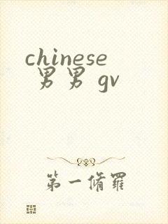 chinese 男男 gv