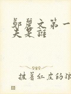 郑丽文第一任丈夫是谁
