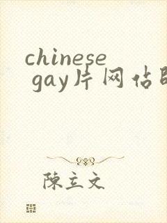 chinese gay片网站帅哥