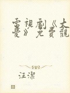 电视剧《大约是爱》免费观看全集