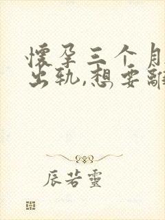 怀孕三个月老公出轨,想要离婚应该怎么办