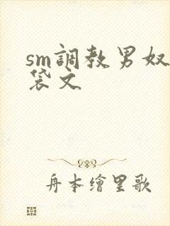 sm调教男奴囊袋文封面