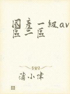 国产一级av一区二区