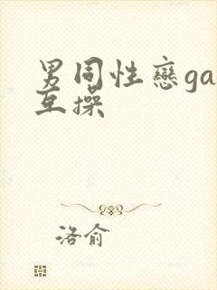 男同性恋gay互操