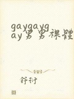 gaygaygay男男裸体
