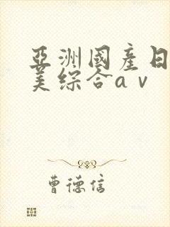 亚洲国产日韩欧美综合aⅴ