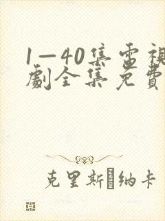 1—40集电视剧全集免费