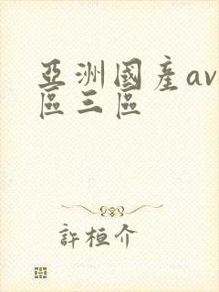 亚洲国产av二区三区