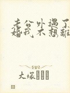 老公外遇了要离婚我不想离婚怎么办