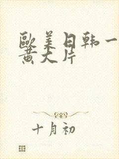欧美日韩一级特黄大片