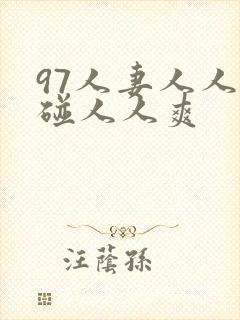 97人妻人人做碰人人爽封面