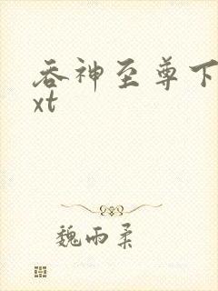 吞神至尊下载txt