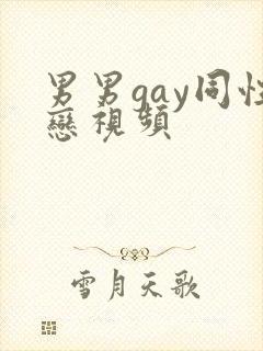 男男gay同性恋视频