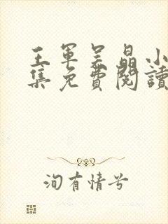 王军吴晶小说全集免费阅读