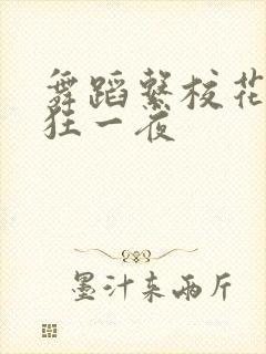 舞蹈系校花的疯狂一夜