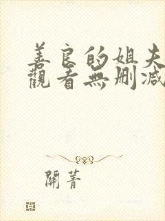 善良的姐夫在线观看无删减