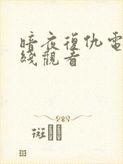 暗夜复仇电影在线观看