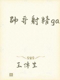 帅哥射精gay