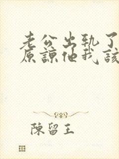 老公出轨了求我原谅他我该怎么办封面