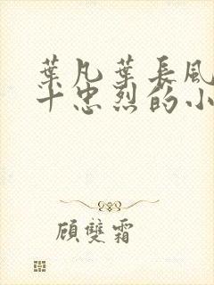 叶凡叶长风一门十忠烈的小说名