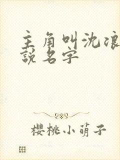 主角叫沈浪的小说名字