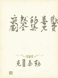 突然的喜欢电视剧全集免费观看高清封面