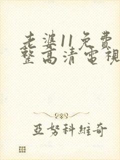老婆11免费完整高清电视剧在线看