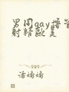男同gay撸管射精欧美封面