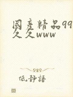 国产精品99久久久www