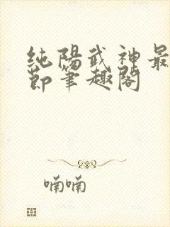 纯阳武神最新章节笔趣阁