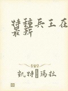 特种兵王在山村最新