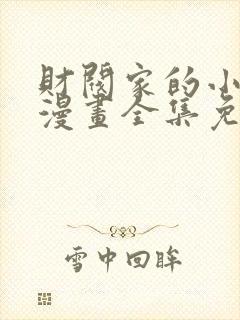 财阀家的小儿子漫画全集免费封面