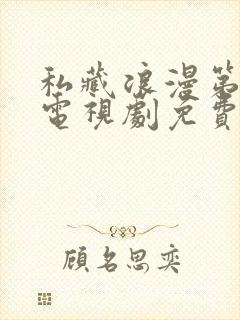 私藏浪漫第二部电视剧免费观看全集