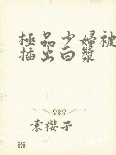 极品少妇被黑人插出白浆