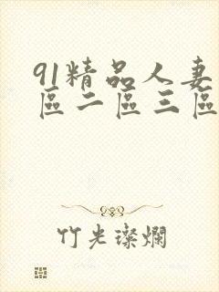 91精品人妻一区二区三区中文字幕