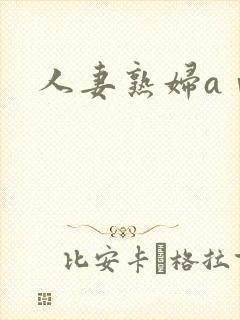 人妻熟妇aⅴ