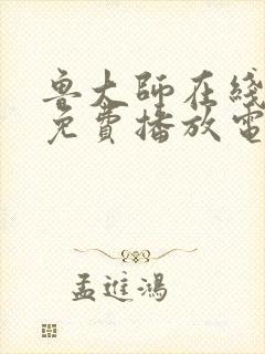鲁大师在线观看免费播放电视剧全部