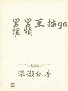 男男互插gay视频封面