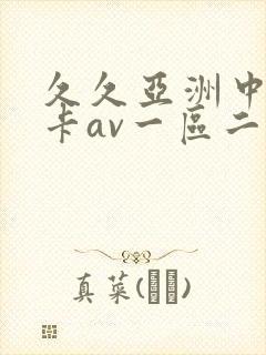 久久亚洲中文不卡av一区二区