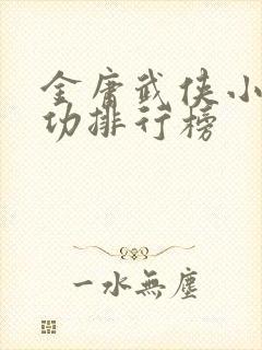 金庸武侠小说武功排行榜封面