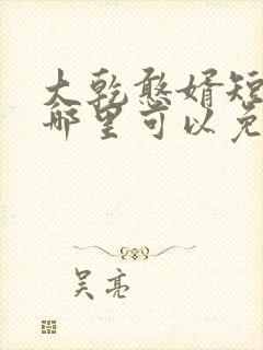 大乾憨婿短剧在哪里可以免费看封面