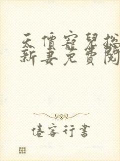 天价宠儿总裁的新妻免费阅读全文