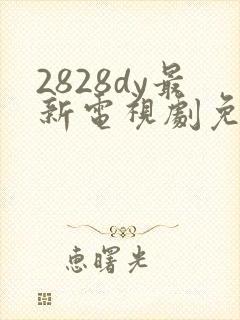 2828dy最新电视剧免费观看