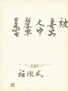 美丽人妻被痴汉电车中出封面