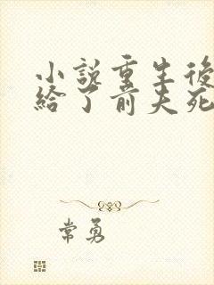 小说重生后我嫁给了前夫死对头