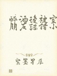 醉酒后被室友男朋友认错小说