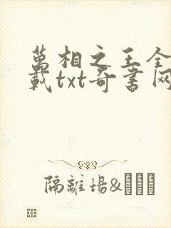 万相之王全文下载txt奇书网