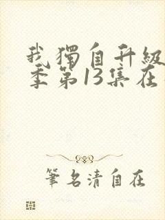 我独自升级第二季第13集在线观看封面