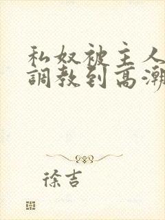 私奴被主人玩弄调教到高潮小说