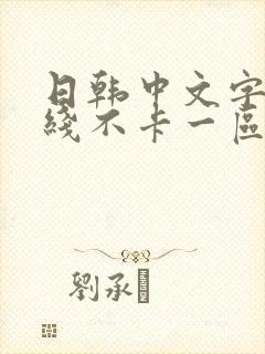 日韩中文字幕在线不卡一区封面